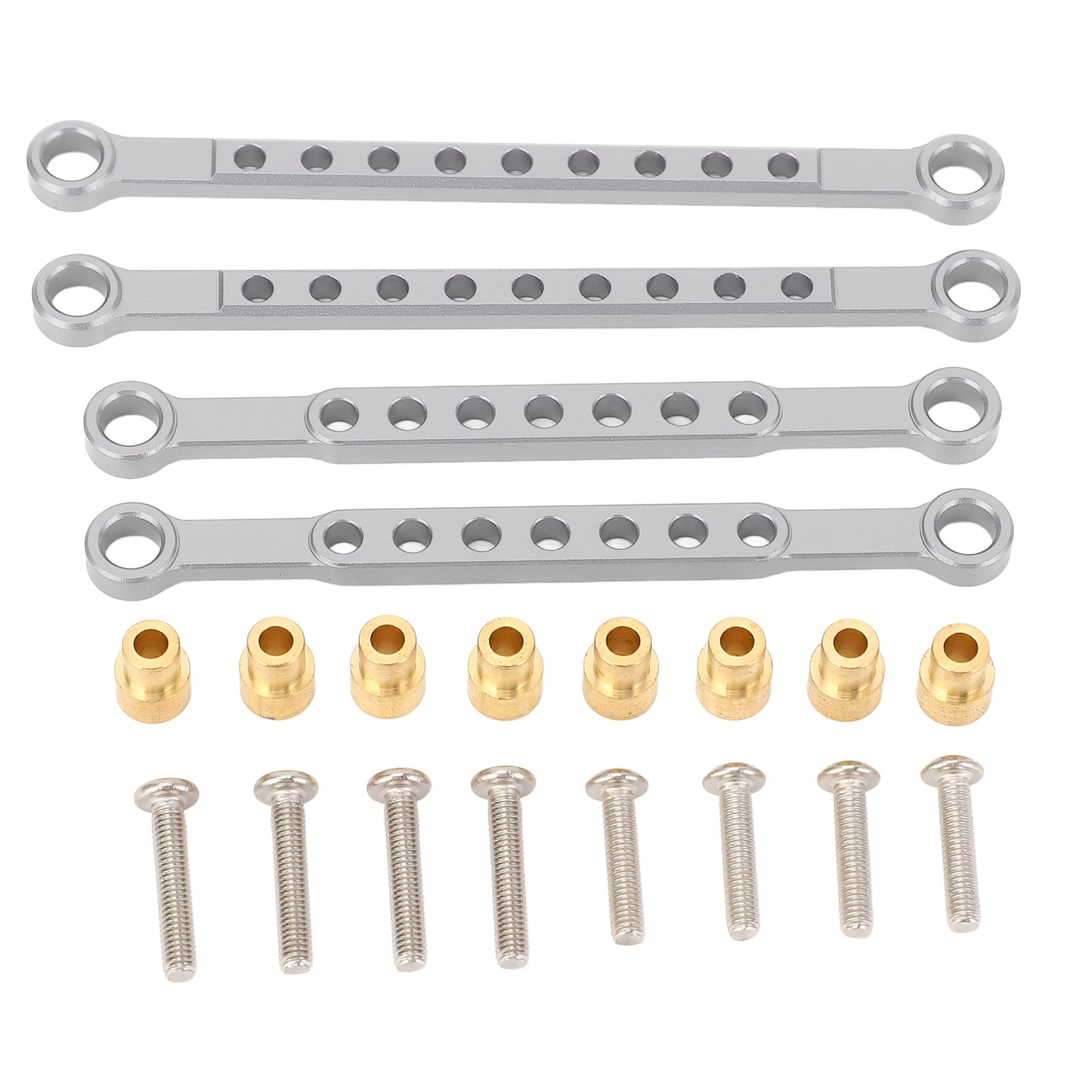 ✿ Ti Color 4Pcs RC Car Short Swing Arm Aluminum Alloy High Strength Shock Abs