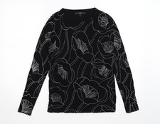 Schwarzer Damenpullover UK-Gr&ouml;&szlig;e 8 von Next