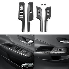 Carbon Faser Fensterheber Schalter Abdeckung Blenden For Hyundai Kona 2023-2025