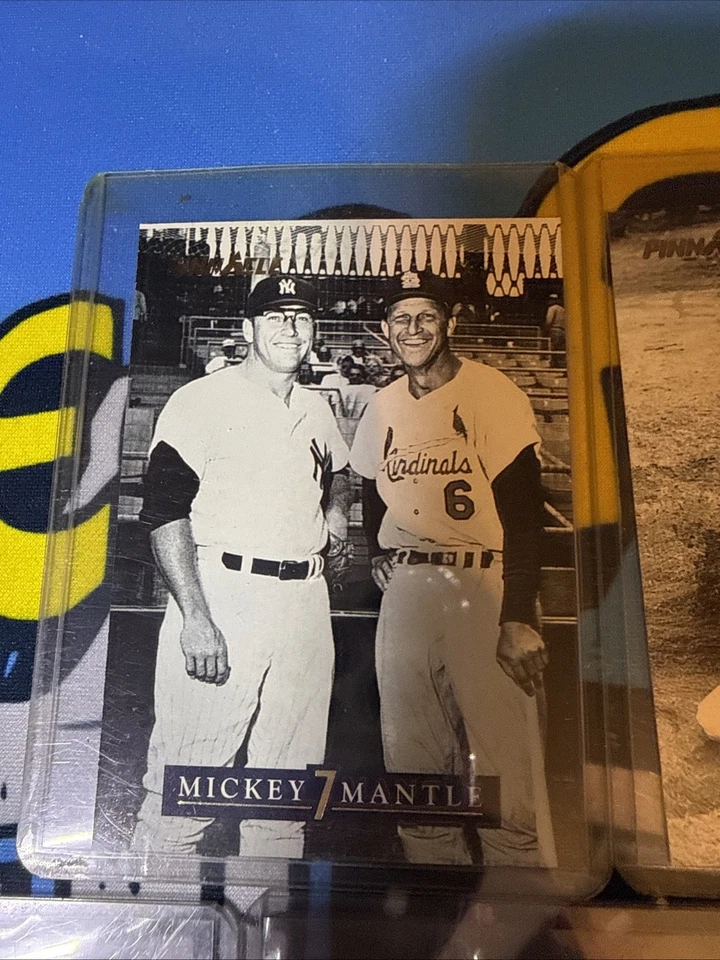 1992 и 1996 Topps & Pinnacle — лот из 10 карт с Микки Мэнтлом — Нью-Йорк Янки - Изображение 2 из 4