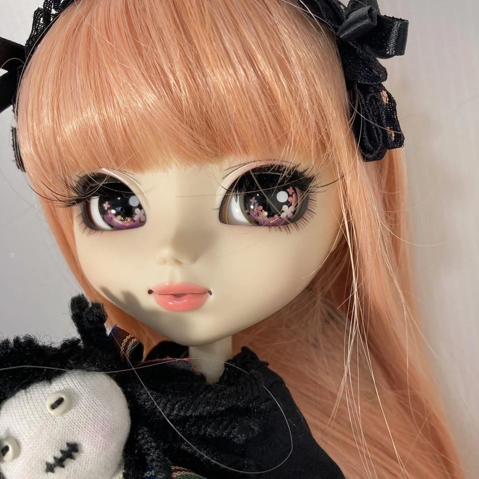 1/6 Doll Pullip Gothic Lolita Hello Kitty Custom Doll Dress-up doll hobby toy - Immagine 3 di 4