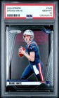 2024 Panini Prizm Football #329 Drake Maye PSA 10 Gem Mint Base Rookie RC - Pats