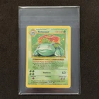 Venusaur 15/102 Holo Rare 1999 Pokemon Base SHADOWLESS Set WOTC Vintage Card LP+