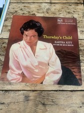 THURSDAY'S CHILD Eartha Kitt EX vinyl LP RCA 1956 Henri Rene Orch plays perfect