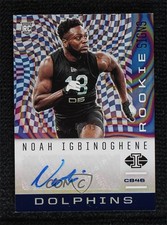 2020 Panini Illusions Rookie Signs Blue 95/99 Noah Igbinoghene #RS16 Auto 0q0m