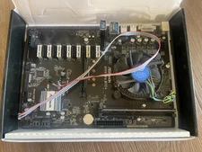 Full kit (5 components): ASRock H110 PRO BTC+ motherboard+RAM+CPU+FAN+pwr switch