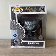 Funko POP! Figura de vinilo Juego de Tronos Night King sentado en el trono #74