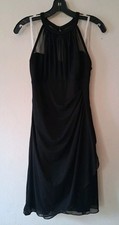 David's Bridal Black Dress Size 6 Knee Length