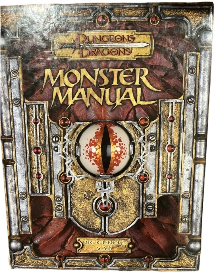(Lote de 2) 1ª Edición Dungeons & Dragons Core Rulebook 2 y 3 v3.5 Masters Monster Foto 3 de 4