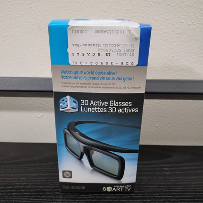NEW Samsung SSG-3050GB Stereoscopic 3D Active Glasses - Black