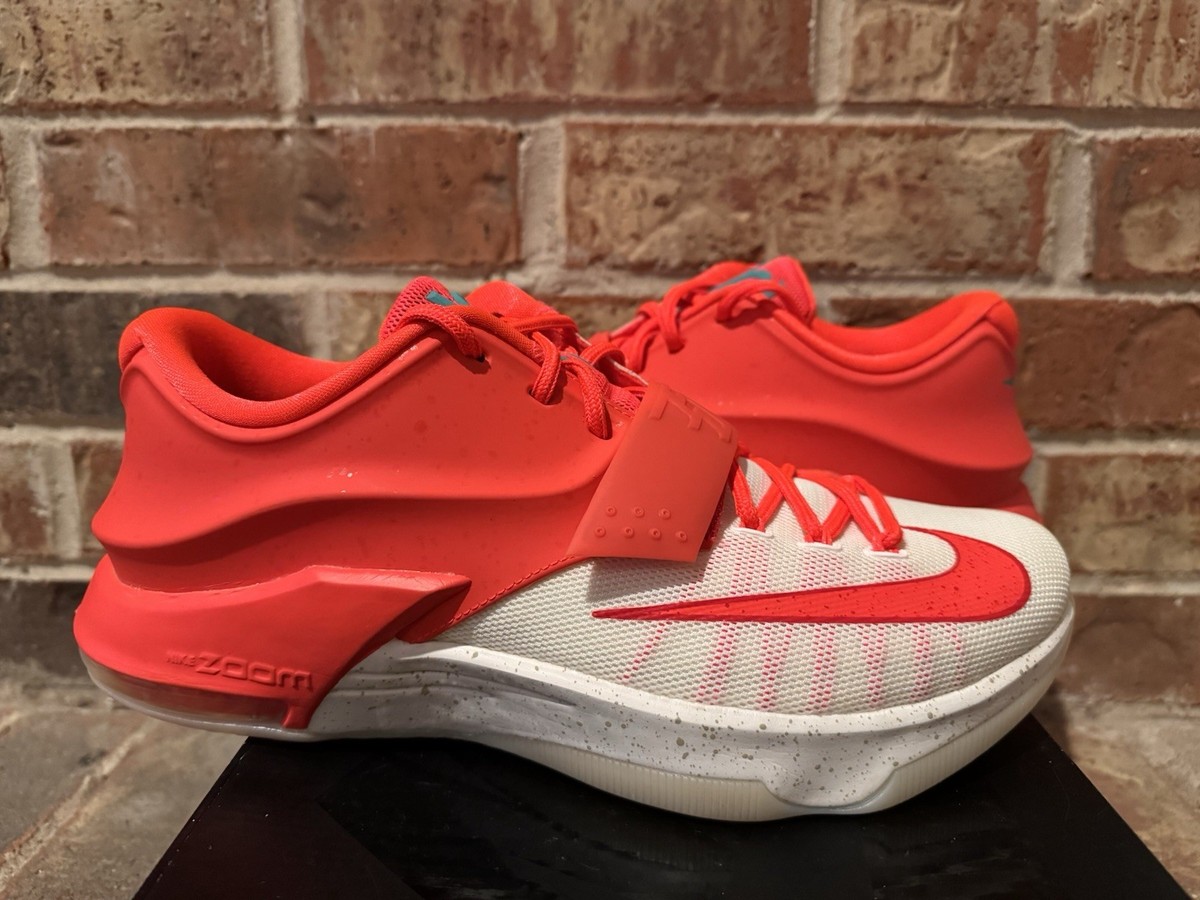 New 10 Nike KD 7 Xmas Kevin Durant Basketball Christmas Eggnog