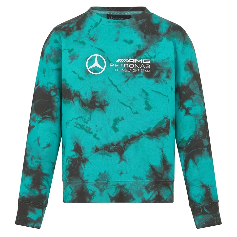 Mercedes AMG Petronas Formel 1 Damen Sweatshirt türkis neu