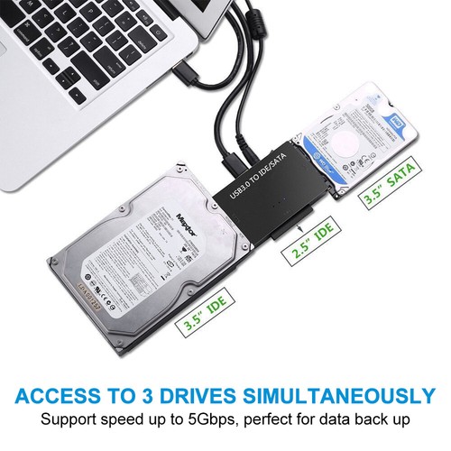 SATA to USB 3.0 Adapter Hard Drive Reader Cable External Converter Connector AUS - Picture 11 of 13