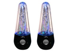 beFree Sound Bluetooth LED Dancing Water Multimedia Speakers - Black