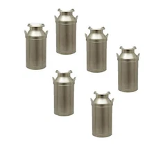 MILK Cans 6 Pack O Scale comes Painted Finished Models 1/48 scale