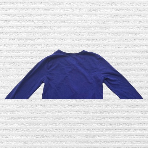 Children's Place Girls Winter Ice Skates Tee Shirt Purple Short Sleeve Sz 5-6 - Picture 7 of 11