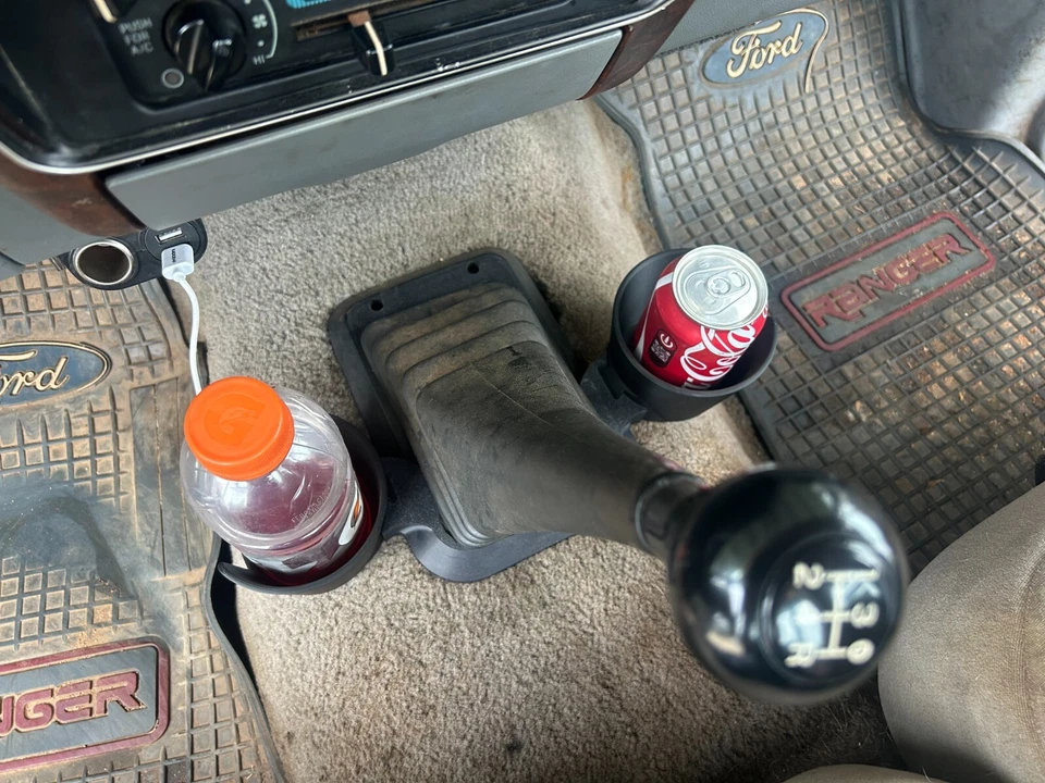 3D Printed cup holder for 1989-1992 ford ranger with 5 Speed Manual - Image 2 of 4