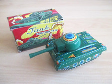 Militär-Panzer, Tank Friction Type MF 074, Blech, mit Schwungrad, OVP !!!
