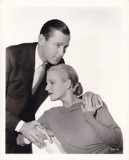 ANN HARDING HERBERT MARSHALL Vintage 1935 CLARENCE BULL MGM DBW Portrait Photo