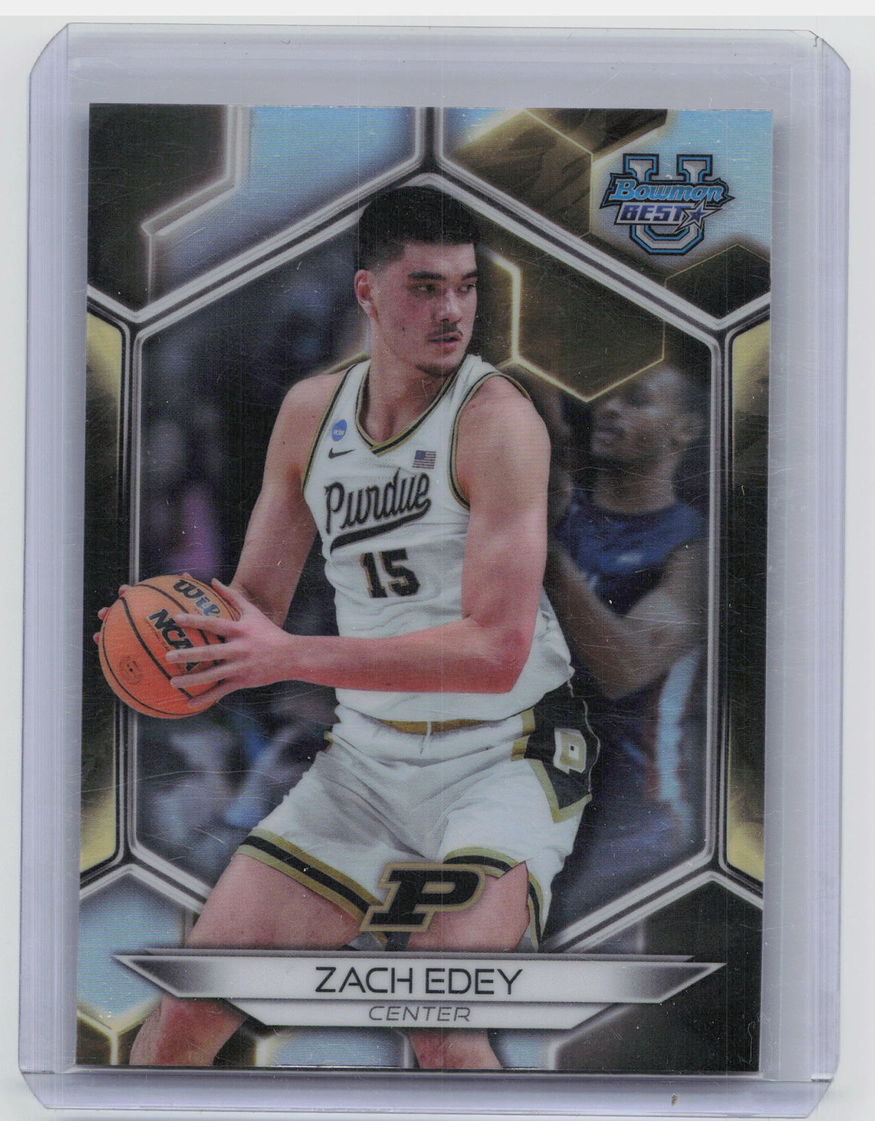 2023-24 Bowman Best University #74 Zach Edey Refractor