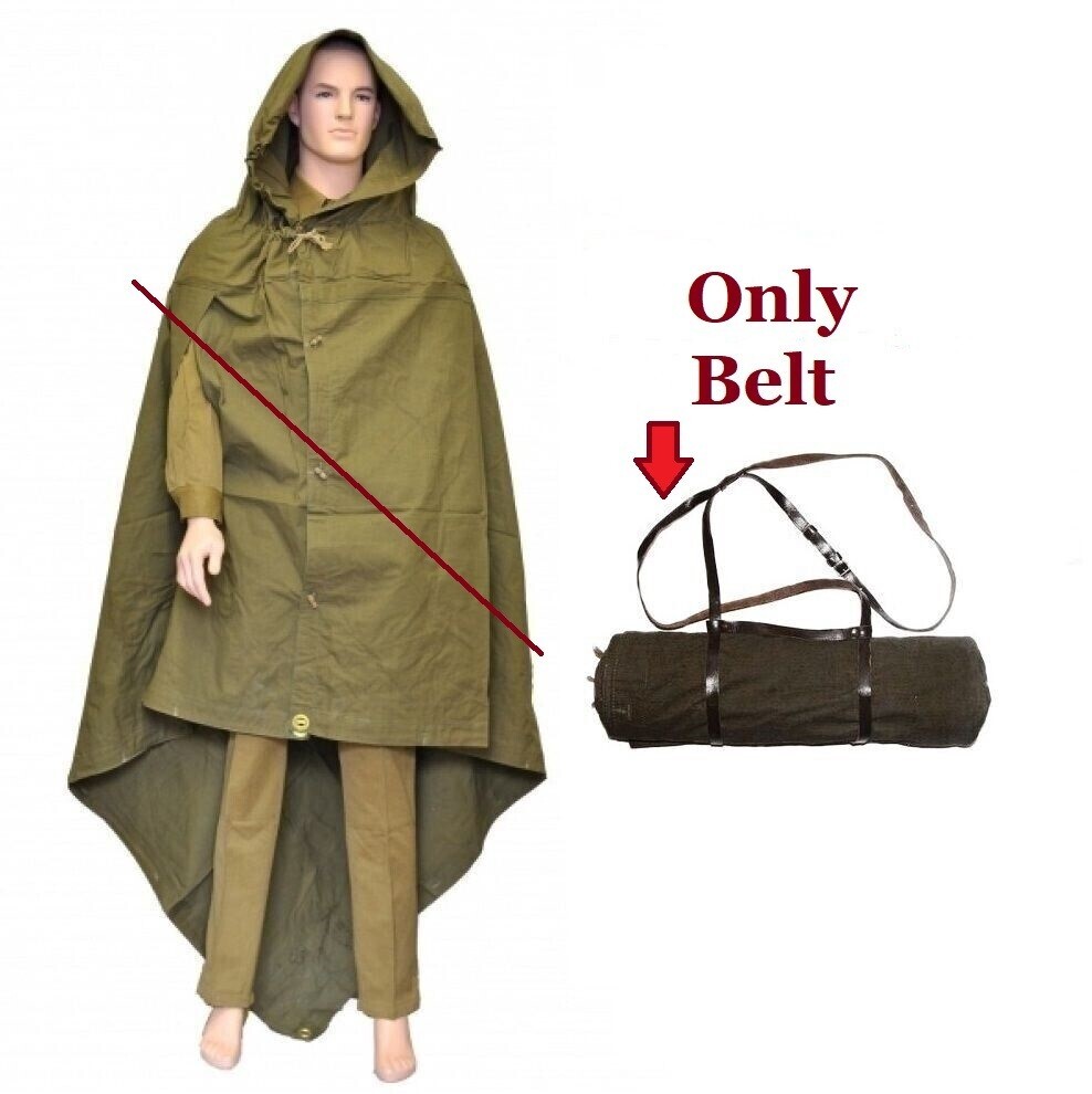 haruPARM＊ ROUND MILITARY PONCHO Military-Style Ripstop Full