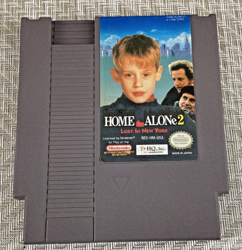 NINTENDO NES Home Alone 2 Lost in New York Juego De Colección 1985 NO PROBADO JAPÓN Foto 2 de 4