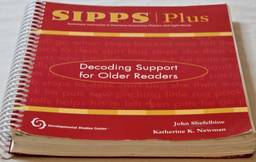 SIPPS Plus Decoding Support For Older Readers Book