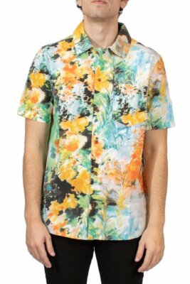 ELEMENT Men's DESTINATION S/S Button-Up Shirt - NAT - XL - NWT