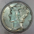 Vintage 1945 D   Mercury head dime Great collector coin  Free ship in the USA #1