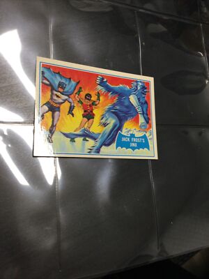 1989 Topps Batman Deluxe Reissue Edition Blue Bat Jack Frost's