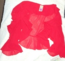 NWT Women's Antthony Original Sheer Shrug Small