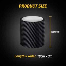Car Carbon Fiber Vinyl Film Sticker Door Sill Scuff Anti Scratch Tape Protection