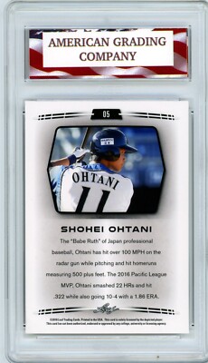 2018 Leaf SHOHEI OHTANI PSA 9 Premier Rookie Card LA Angels Dodgers #PR