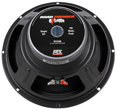 MTX Thunder RTX108 10” 500w Mid-bass/Midrange Car/Pro Audio