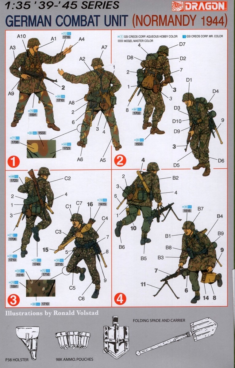 DRAGON WWII ノルマンディー1944 スコット Dragon Models WWⅡ Normandy 1944 Scott 1/6 Military Action