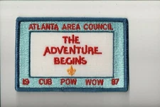 1987 Atlanta Area Council Cub Pow Wow patch