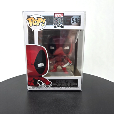 Funko POP! Marvel 80 Years: Deadpool #546 with Protector | eBay