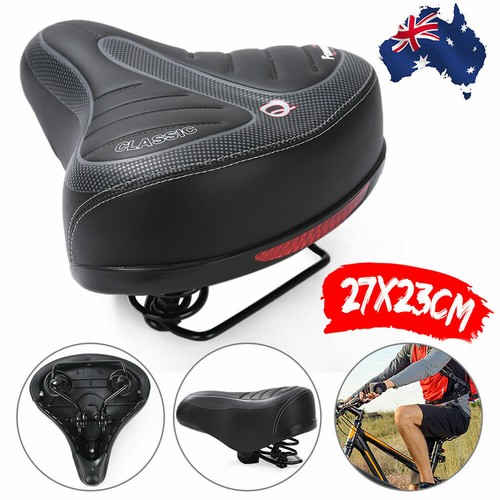 Wide Big Bum Bike Bicycle Gel Cruiser Comfort Saddle Seat Sporty Soft Cushion - Picture 12 of 12