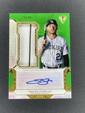 2018 Trevor Story Topps Triple Threads Jumbo Auto Relic /50 #UAJR-TY Rockies