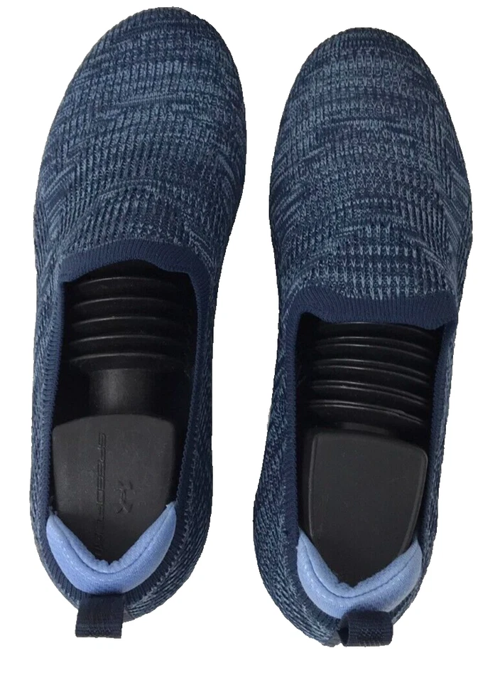 Skechers Women's Arch Fit Vista Slip On Walking Shoes Navy Size:7.5 192J - Image 4 of 4