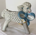 Vintage McCoy Pottery Gray Lamb or Sheep Planter Vase  7-1/4 Inches Tall