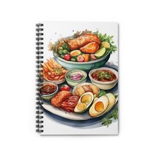 Food Spiral Notebook - Ruled Line