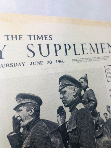 Newspaper The Times Literary Supplement June 1966 Vintage News Paper ra - Picture 2 of 4