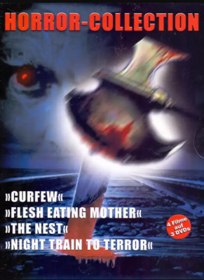 4 Horrorfilme Night Train to Terror & The Nest & Flesh Eating Mother & Curfew NE