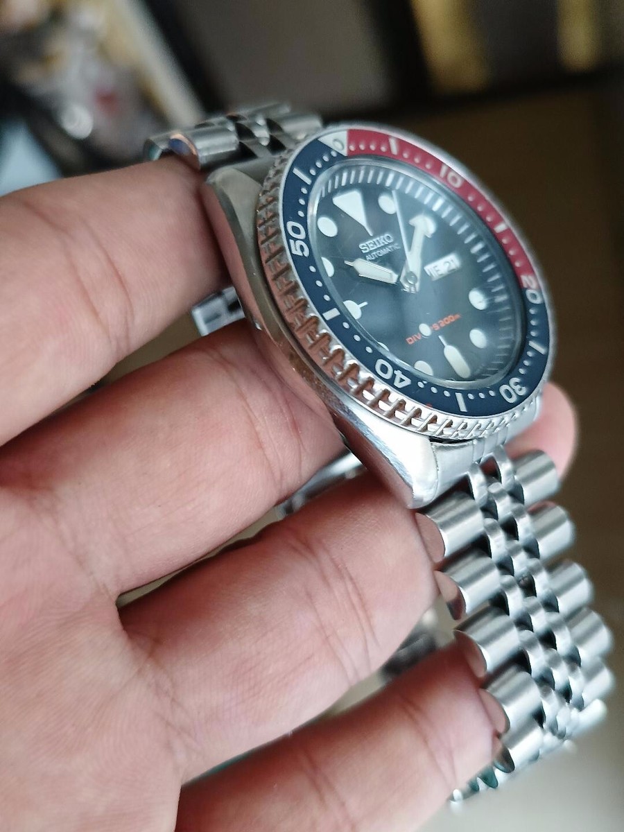 SEIKO PEPSI DIVERS BLUE SKX009K2 BIRTH YEAR FEB 2009 ALL ORIGINAL