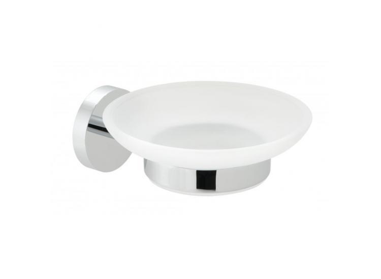 Vado Spa Frosted Glass Soap Dish & Holder Chrome SPA-182-C/P 12 Year Guarantee