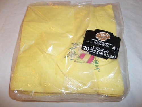 Vtg Lot Of 13 Beach Products Easter Bunny Rabbit Paper Napkins Eggs Chicks - Picture 7 of 8