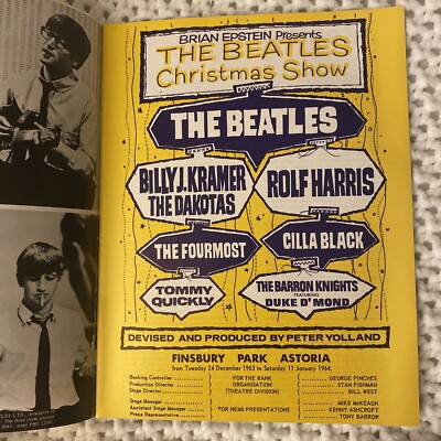 販促ポスター THE BEATLES 中古 ザ・ビートルズ '64BOX 特製ジャケットポスター 4枚組 東芝EMI