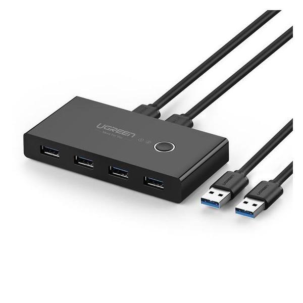 Ugreen UGREEN Box Condivisione 2 PC in 4  periferiche USB 3.0