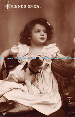 R338253 Friends Ever Girl mit Hund E A Schwerdtfeger 1911